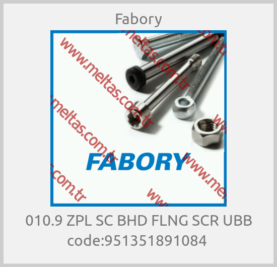 Fabory - 010.9 ZPL SC BHD FLNG SCR UBB code:951351891084 
