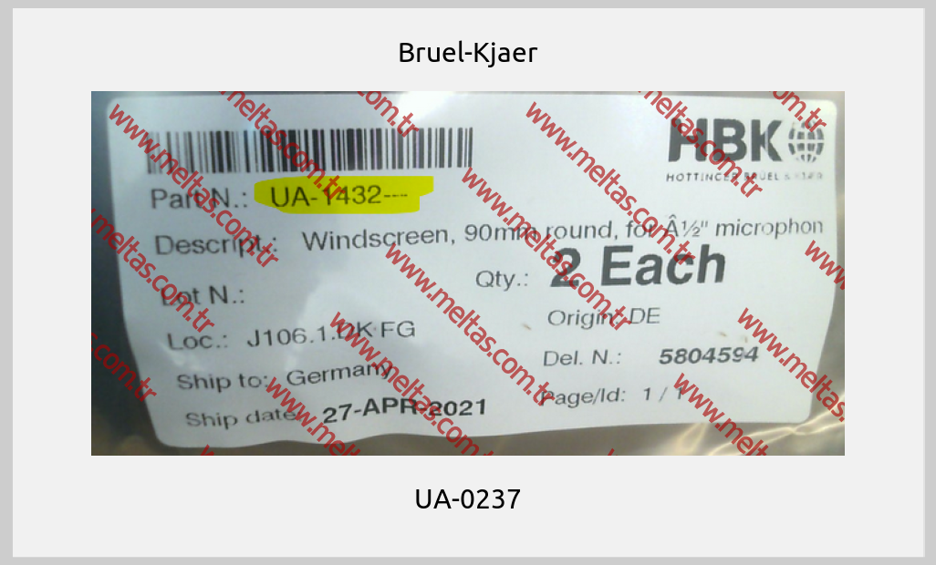 Bruel-Kjaer - UA-0237