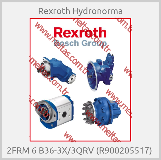 Rexroth Hydronorma - 2FRM 6 B36-3X/3QRV (R900205517) 