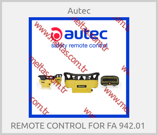 Autec-REMOTE CONTROL FOR FA 942.01 