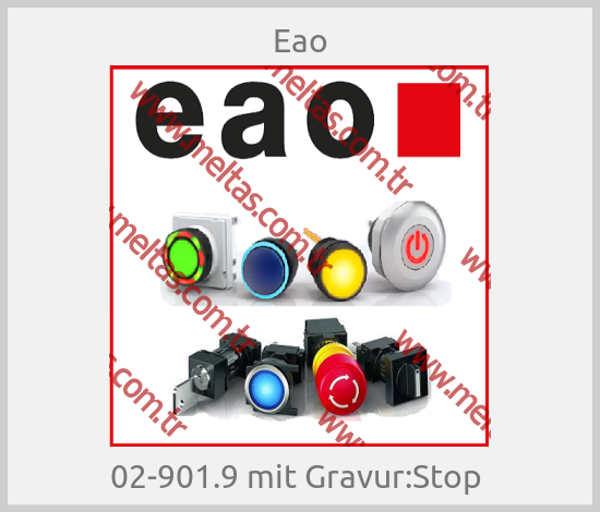 Eao - 02-901.9 mit Gravur:Stop 