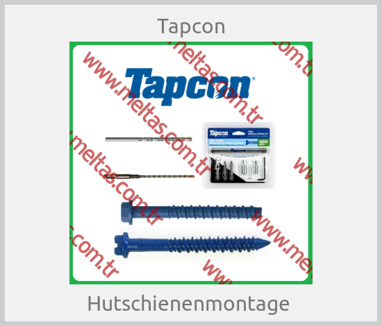 Tapcon-Hutschienenmontage 