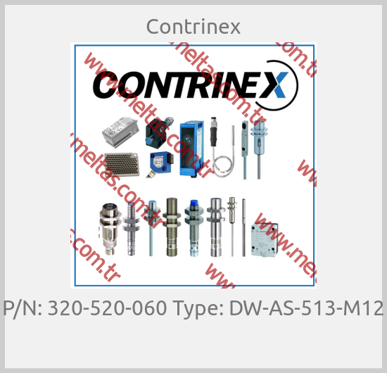 Contrinex - P/N: 320-520-060 Type: DW-AS-513-M12 