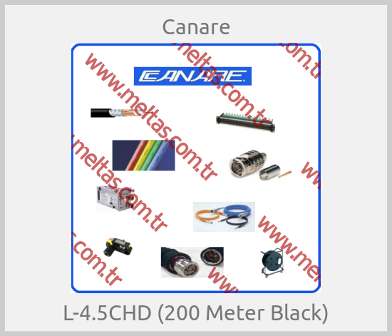 Canare - L-4.5CHD (200 Meter Black)