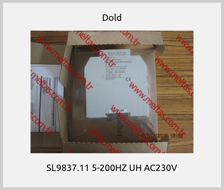 Dold - SL9837.11 5-200HZ UH AC230V