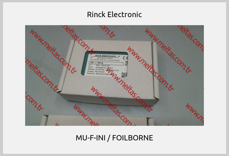 Rinck Electronic - MU-F-INI / FOILBORNE