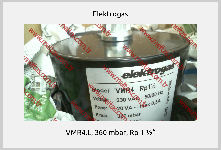 Elektrogas - VMR4.L, 360 mbar, Rp 1 ½“