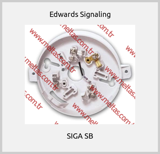 Edwards Signaling - SIGA SB