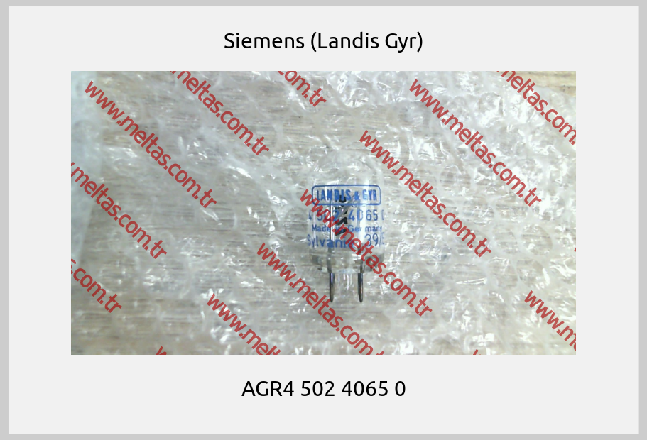 Siemens (Landis Gyr) - AGR4 502 4065 0