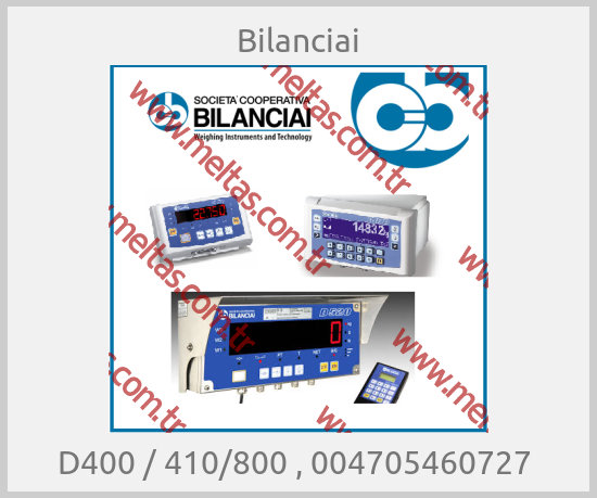 Bilanciai-D400 / 410/800 , 004705460727 