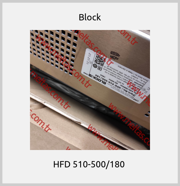 Block - HFD 510-500/180 
