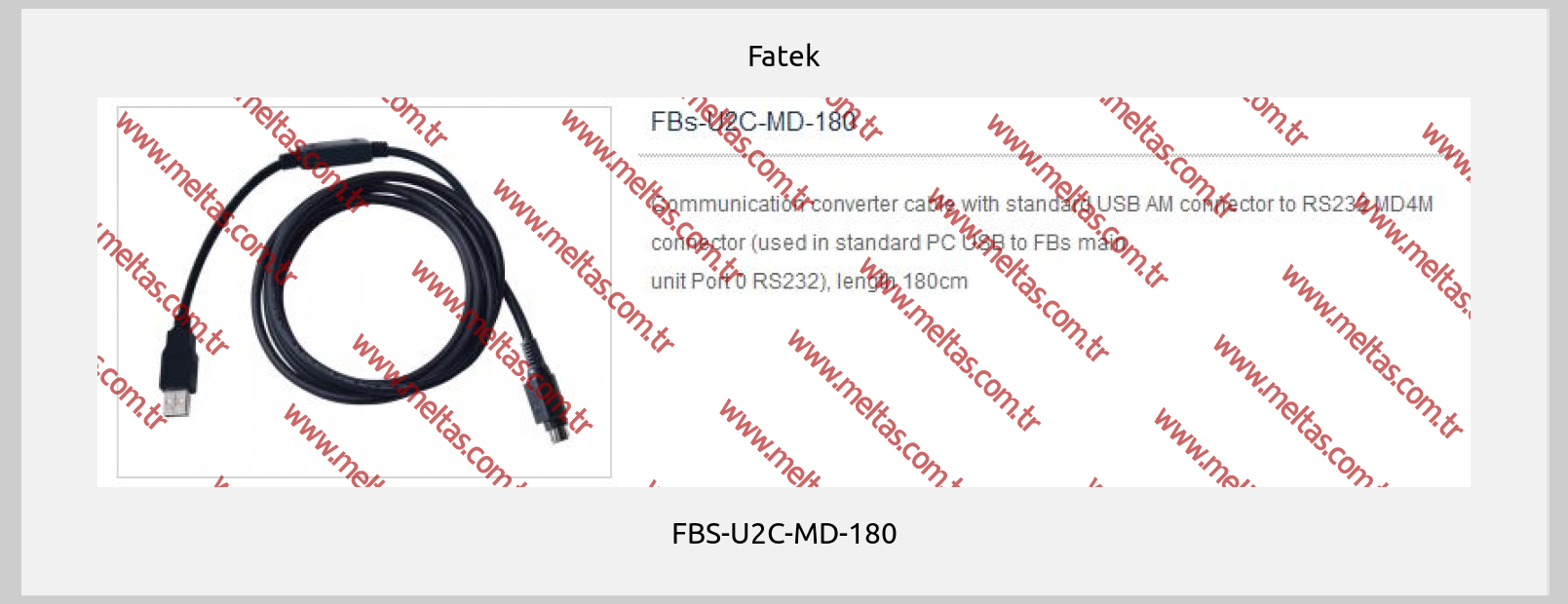 Fatek - FBS-U2C-MD-180