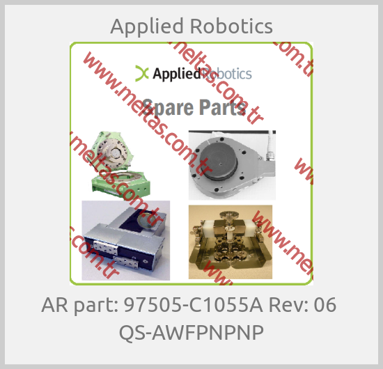 Applied Robotics - AR part: 97505-C1055A Rev: 06  QS-AWFPNPNP