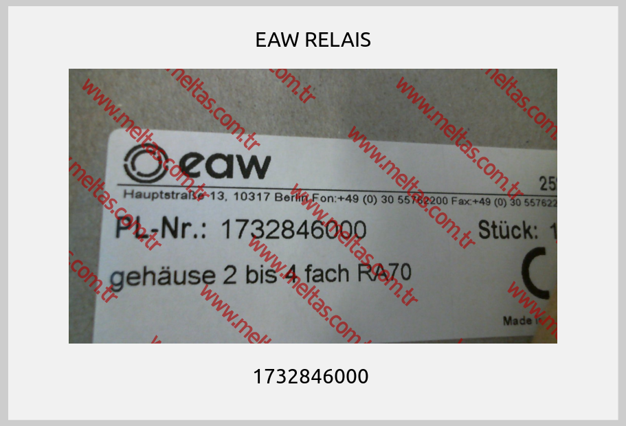 EAW RELAIS - 1732846000 