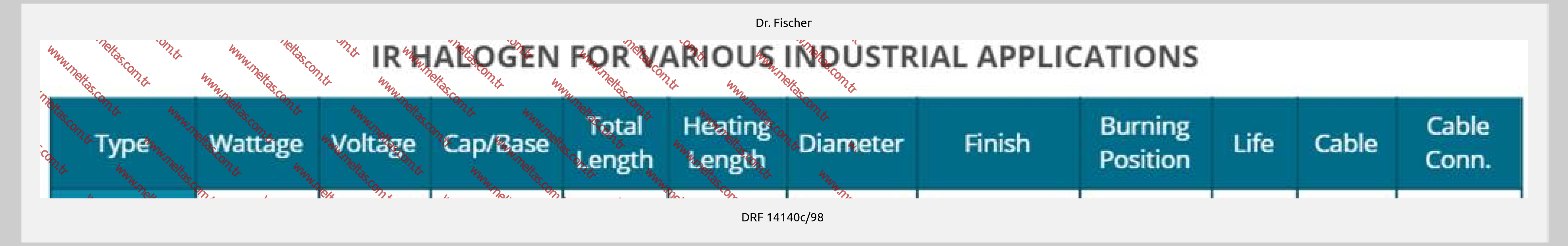 Dr. Fischer - DRF 14140c/98 