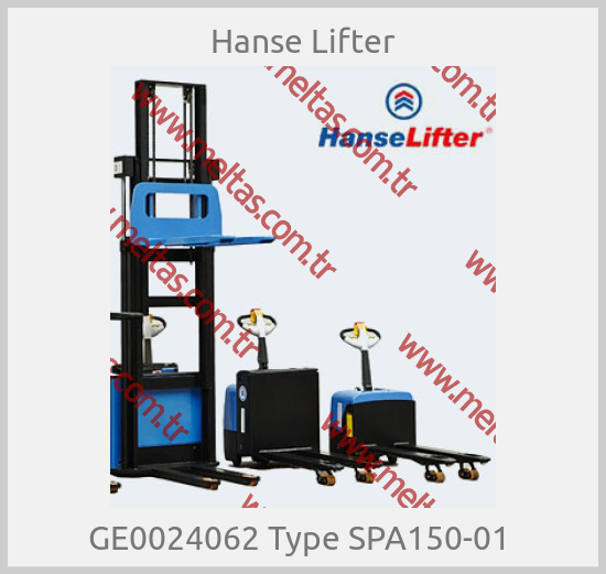 Hanse Lifter-GE0024062 Type SPA150-01 