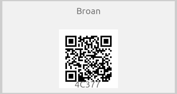 Broan - 4C377 