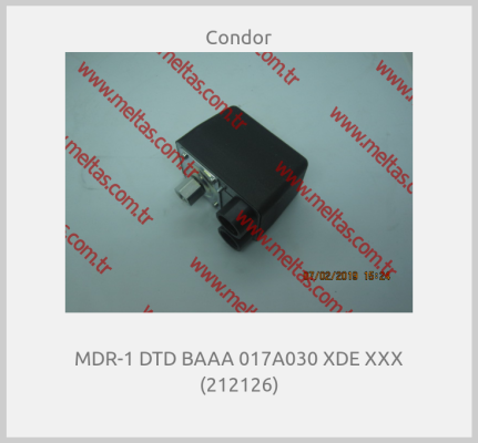 Condor-MDR-1 DTD BAAA 017A030 XDE XXX (212126)