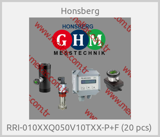 Honsberg -  RRI-010XXQ050V10TXX-P+F (20 pcs) 
