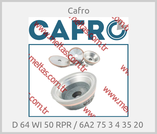 Cafro - D 64 WI 50 RPR / 6A2 75 3 4 35 20 