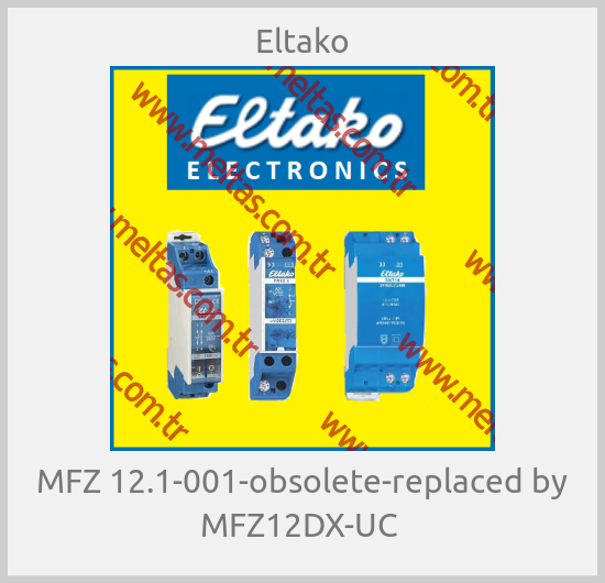 Eltako-MFZ 12.1-001-obsolete-replaced by MFZ12DX-UC 