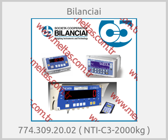 Bilanciai - 774.309.20.02 ( NTI-C3-2000kg )