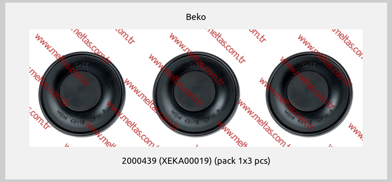 Beko - 2000439 (XEKA00019) (pack 1x3 pcs)