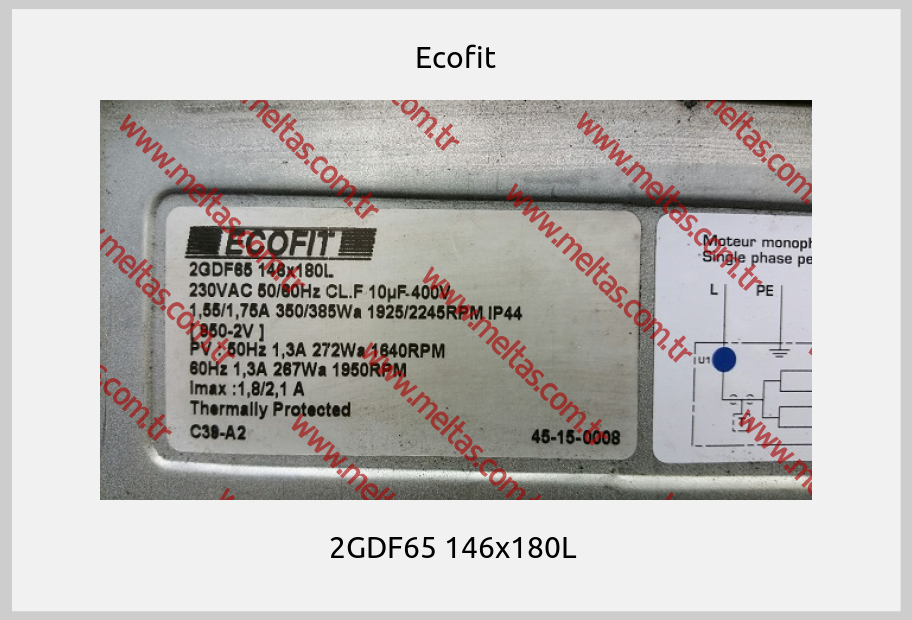 Ecofit-2GDF65 146x180L 