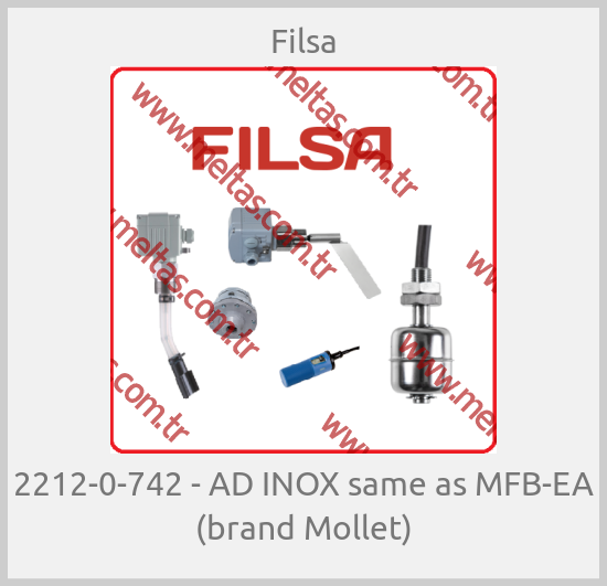 Filsa - 2212-0-742 - AD INOX same as MFB-EA (brand Mollet)