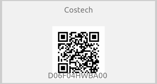 Costech - D06F04HWBA00 