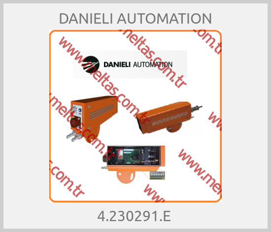 DANIELI AUTOMATION - 4.230291.E 