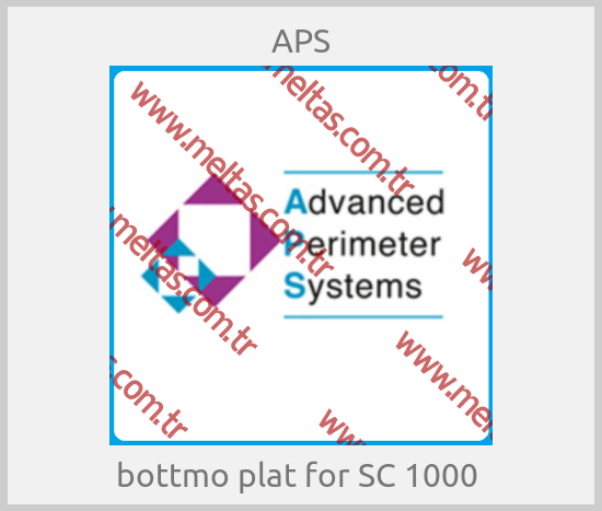 APS-bottmo plat for SC 1000 