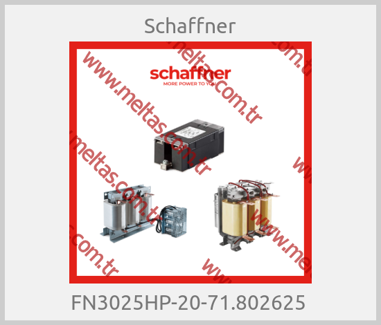Schaffner - FN3025HP-20-71.802625 