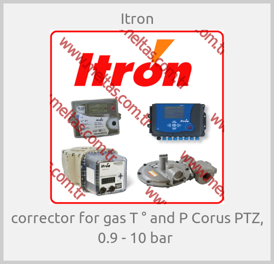 Itron-corrector for gas T ° and P Corus PTZ, 0.9 - 10 bar 