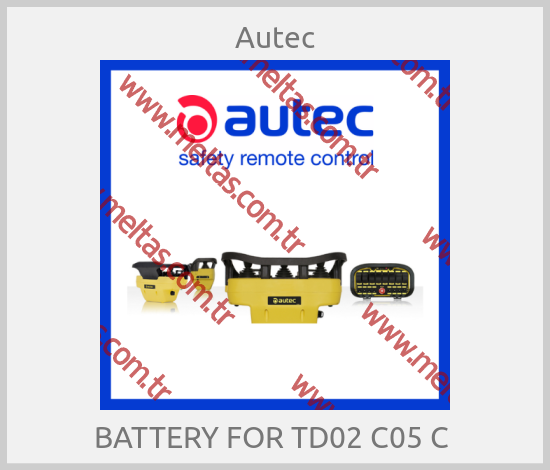 Autec-BATTERY FOR TD02 C05 C 