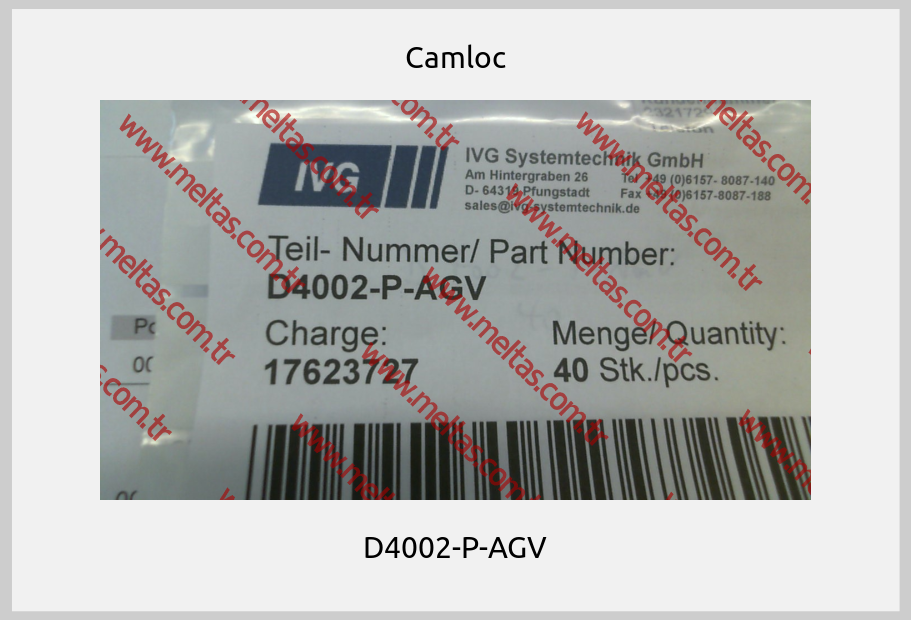 Camloc - D4002-P-AGV