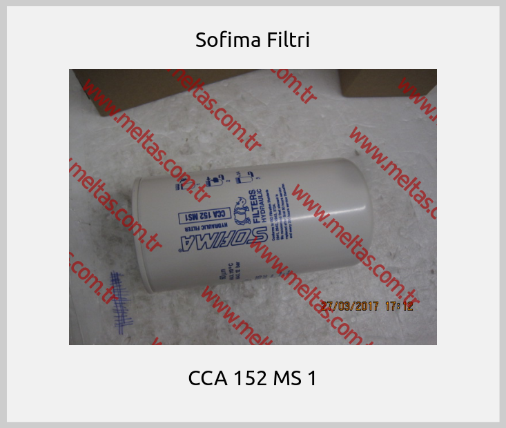 Sofima Filtri - CCA 152 MS 1