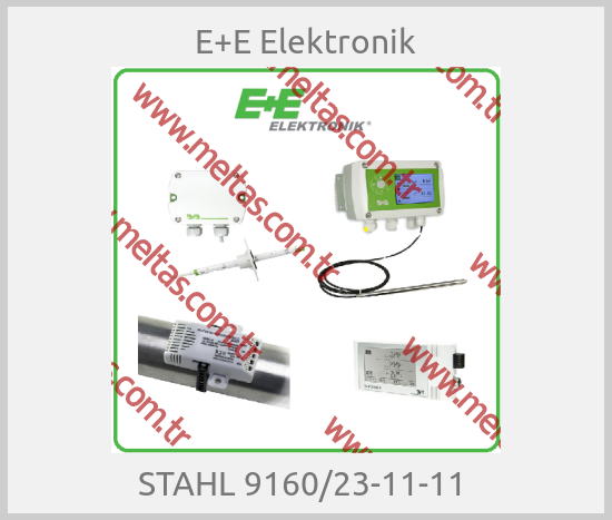 E+E Elektronik - STAHL 9160/23-11-11 