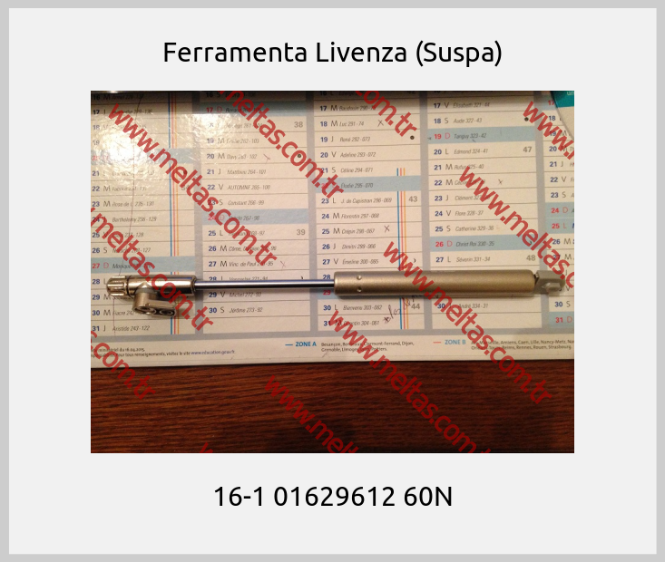 Ferramenta Livenza (Suspa) - 16-1 01629612 60N