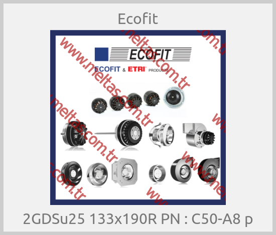 Ecofit - 2GDSu25 133x190R PN : C50-A8 p