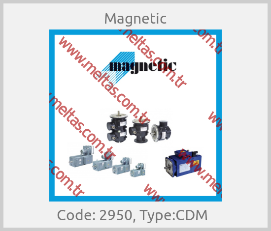 Magnetic - Code: 2950, Type:CDM  