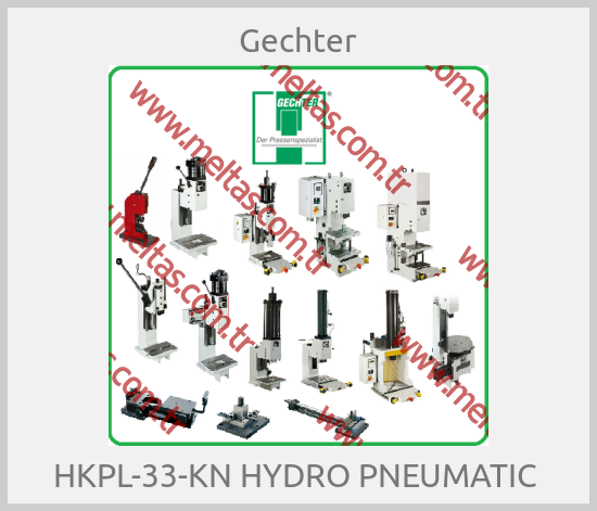 Gechter - HKPL-33-KN HYDRO PNEUMATIC 
