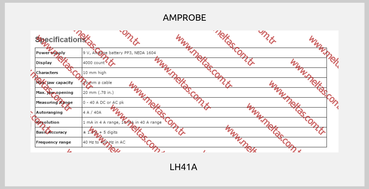 AMPROBE - LH41A 