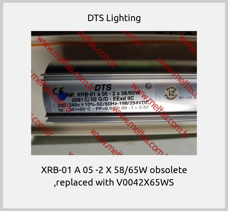 DTS Lighting-XRB-01 A 05 -2 X 58/65W obsolete ,replaced with V0042X65WS