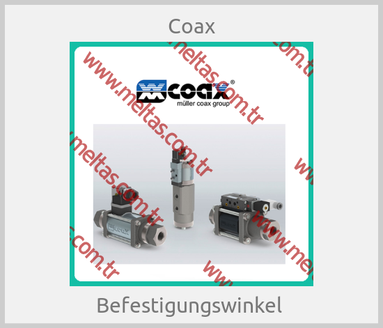 Coax-Befestigungswinkel 