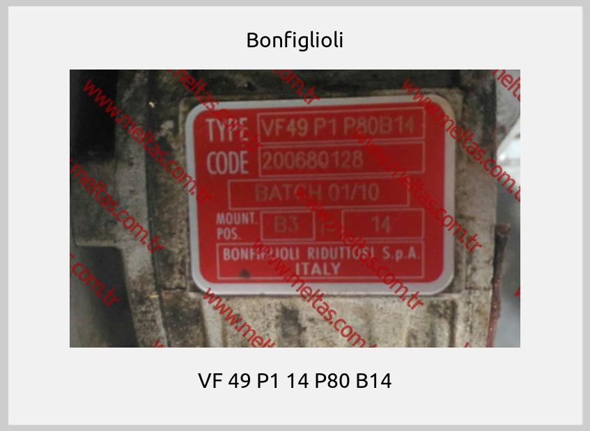 Bonfiglioli-VF 49 P1 14 P80 B14