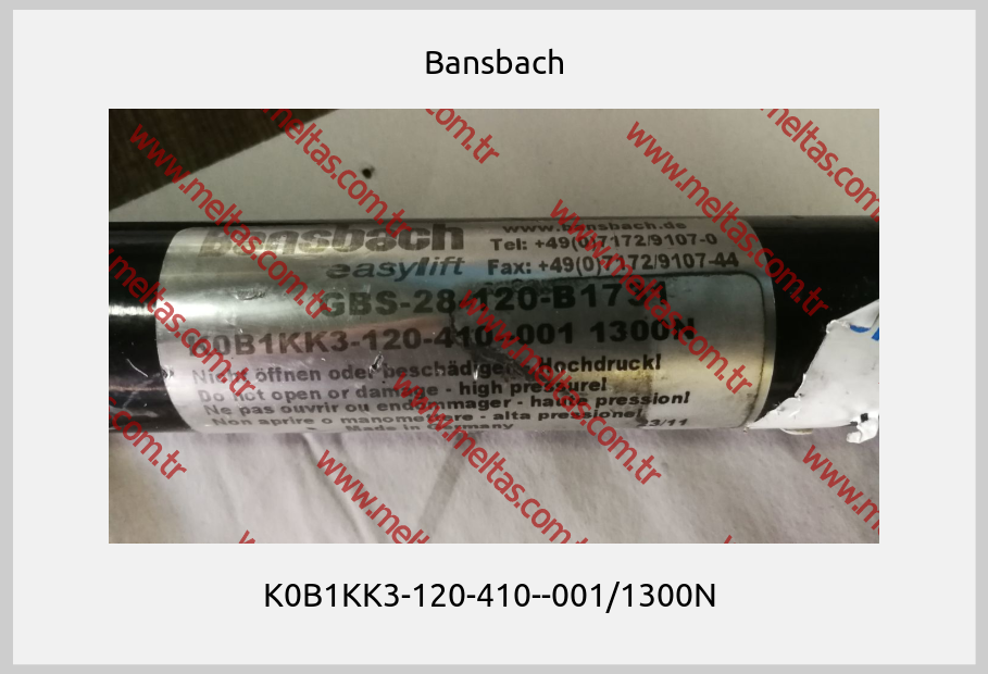 Bansbach - K0B1KK3-120-410--001/1300N 