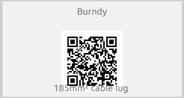 Burndy-185mm² cable lug 