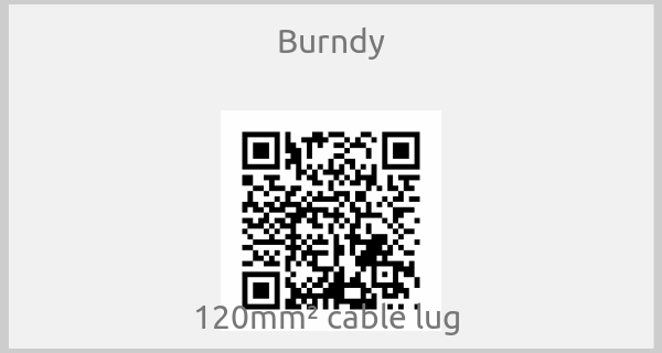Burndy-120mm² cable lug 