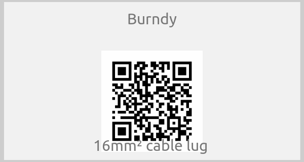 Burndy - 16mm² cable lug 